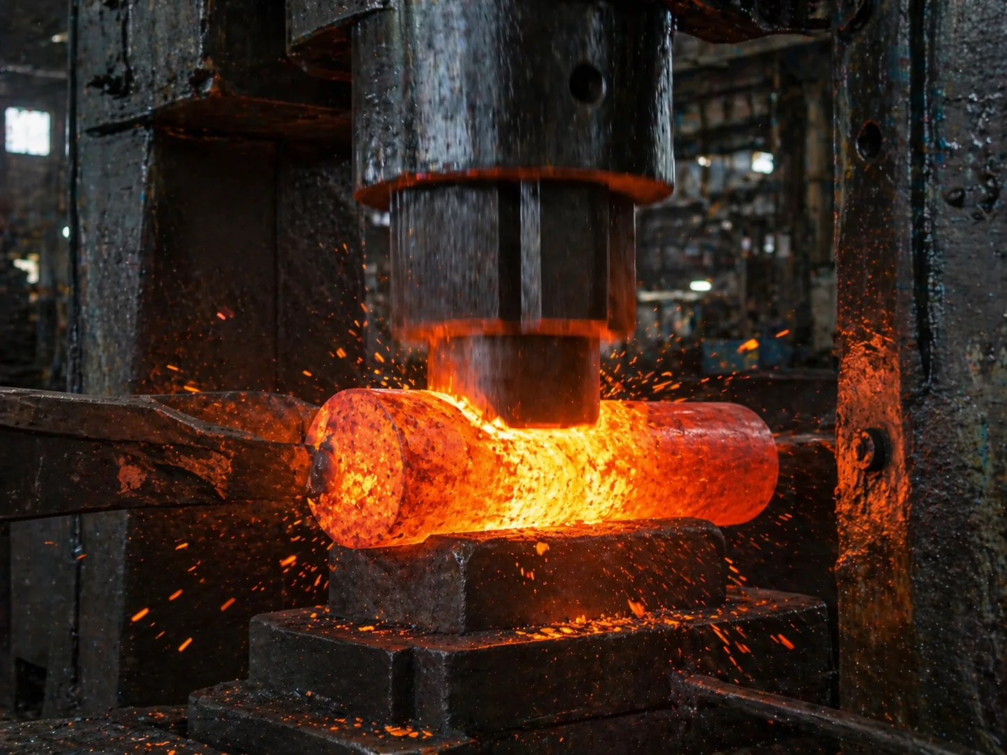 Custom forged steel components for industrial applications